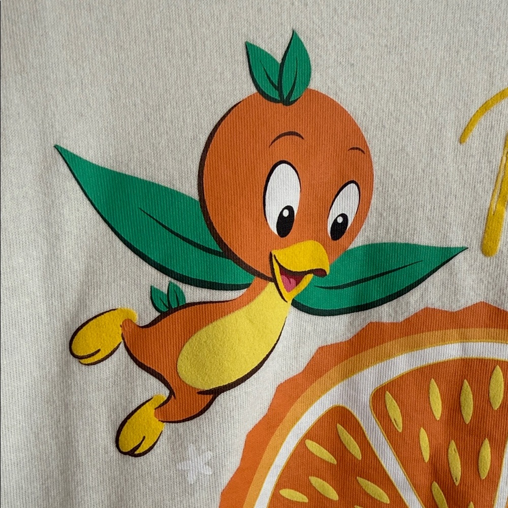 Walt Disney World Parks Orange Bird Flower and Garden Woman’s T Shirt - Picture 8 of 8